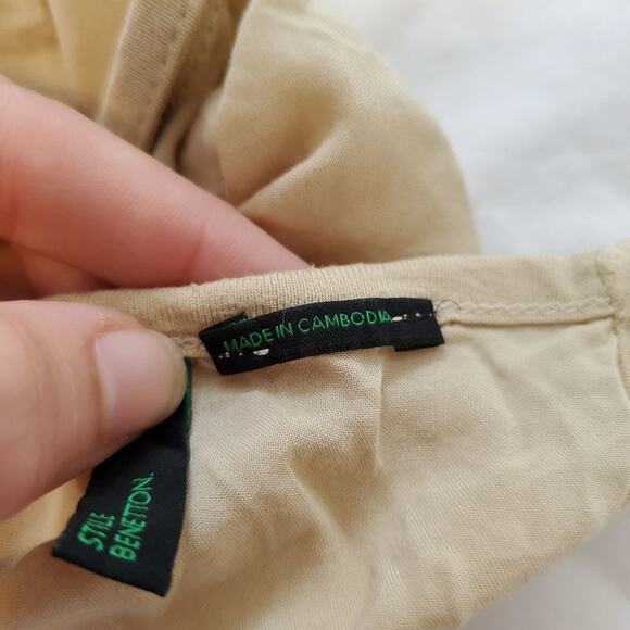 Stile Benetton medium womens yellow ombre racerback tank top - Picture 8 of 11